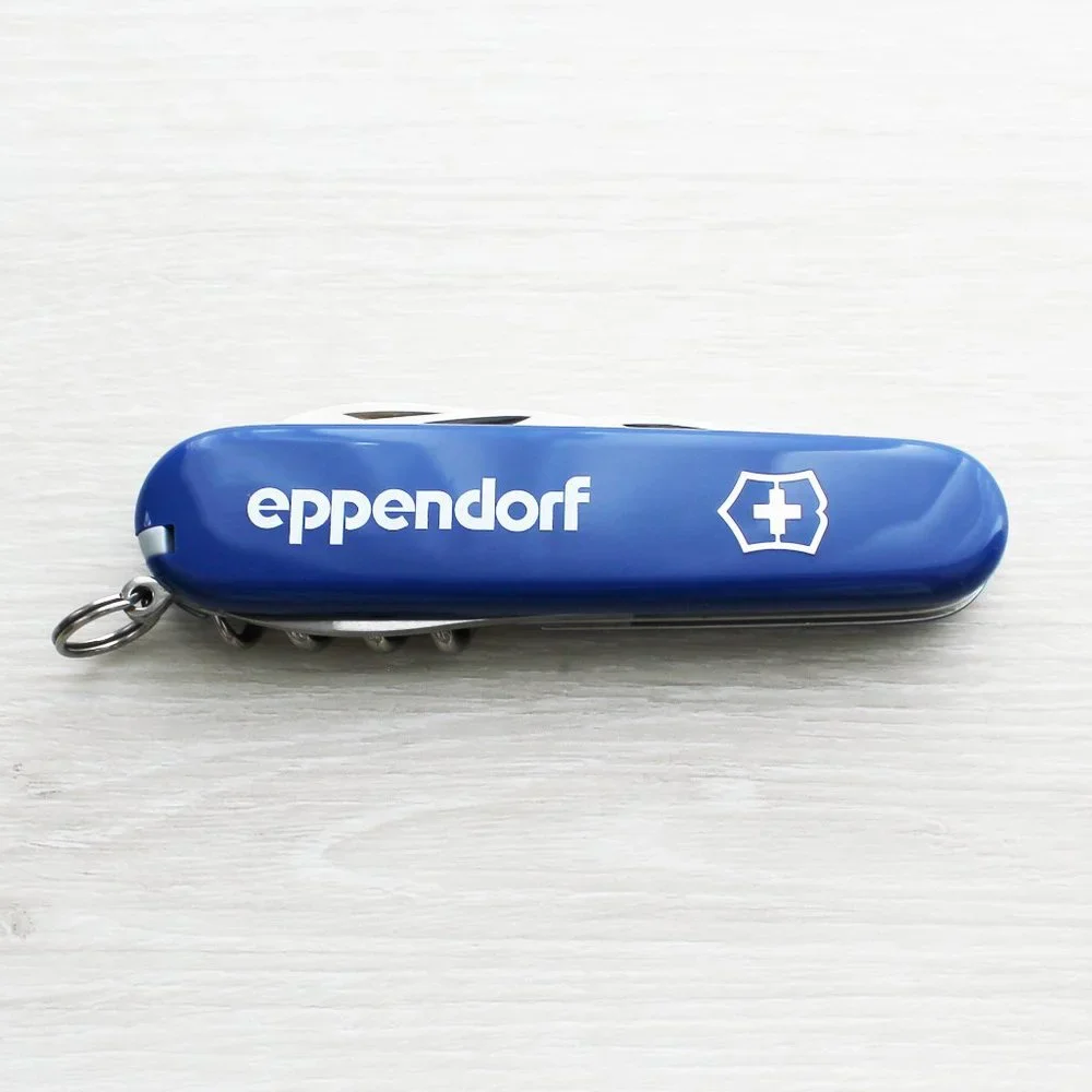 NEW Exclusive Victorinox Spartan Eppendorf Blue Swiss Army Knife w/ 6 Multitools